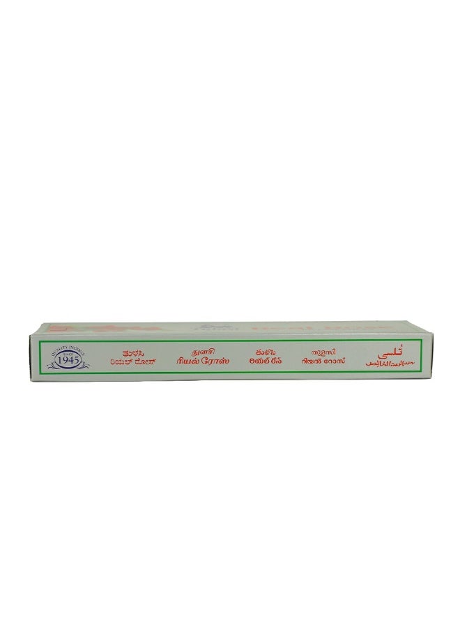 Tulasi Real Rose Incense Sticks (Agarbatti) for Pooja, Prayer, Meditation & Home Fragrance, 100 Sticks, 1 Pack - Image 4