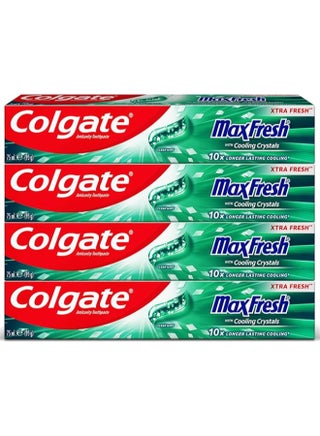 Max Fresh Clean Mint Toothpaste 75ml Pack of 4 - pnsku/N39777338A/45/_/1741005721/130c17b6-8764-4e0a-b86c-d8783f675228