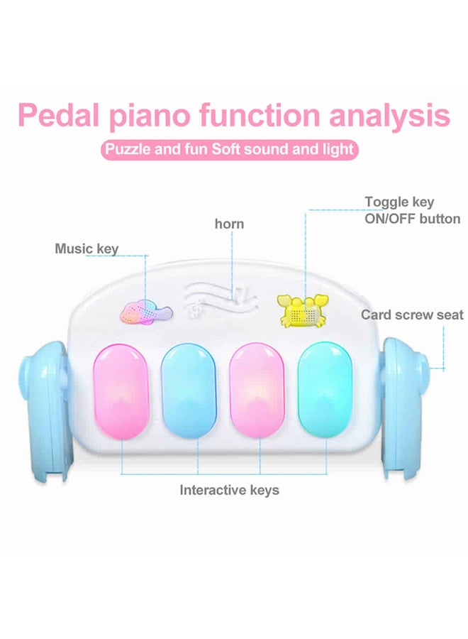 بساط لعب متعدد الوظائف 3 في 1 مزود بدواسة بيانو 45x56x74سم - Image 2