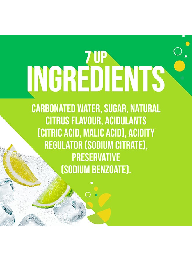 7up - Carbonated Soft Drink Cans 330ml Pack of 6 - Image 1