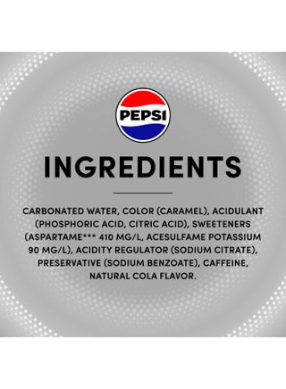 علب مشروب الصودا الغازي للحمية 330ملليلتر عبوة من 6 قطع - view 3