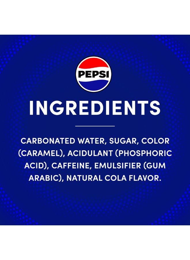 Pepsi - Carbonated Soft Drink Cans 330ml Pack of 6 - Image 1
