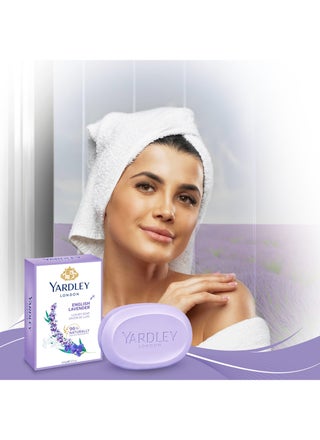 مجموعة قطع صابون فاخرة برائحة اللافندر والزهور والياسمين الملكية 100g Pack of 6 - view 3