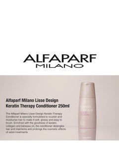 KERATIN Alfaparf Lisse Design Keratin Therapy Maintenance Shampoo 250ml  - Image 3