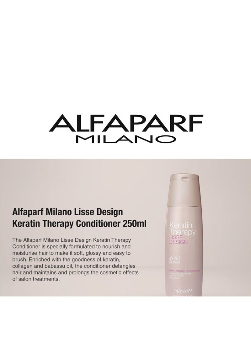 KERATIN Alfaparf Lisse Design Keratin Therapy Maintenance Shampoo 250ml - Image 3