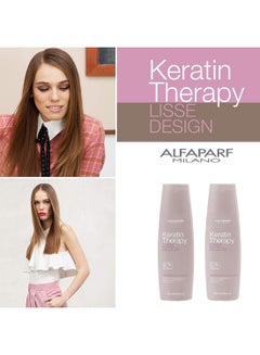 KERATIN Alfaparf Lisse Design Keratin Therapy Maintenance Shampoo 250ml  - Image 5