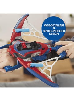 Spider-Man Marvel Web Shots Spiderbolt Nerf Powered Blaster Toy With 3 Darts And Instructions  - Image 3