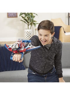 Spider-Man Marvel Web Shots Spiderbolt Nerf Powered Blaster Toy With 3 Darts And Instructions  - Image 5