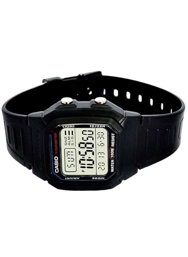 كاسيو مُجدد - ساعة يد رقمية من سلسلة مناسبة للشباب طراز W-800H-1AVDF للرجال - Image 2