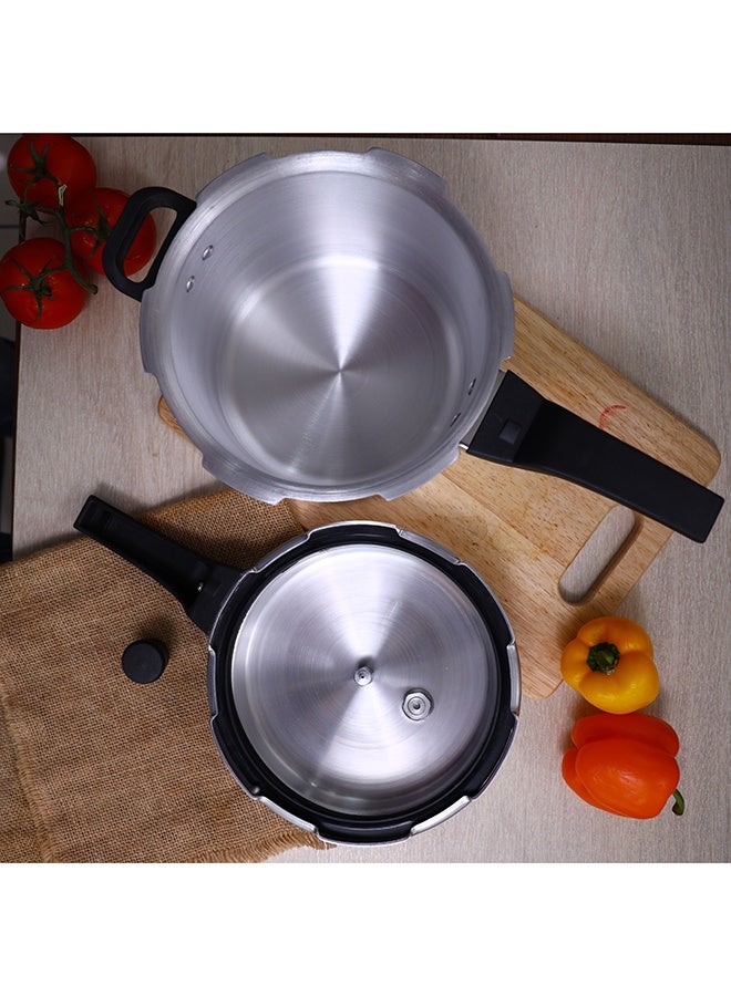 Royalford 5L Aluminium Pressure Cooker Induction Compaitable Uniform Heating Convenient To Use Multicolour 38 x 25 x 20cm - Image 5