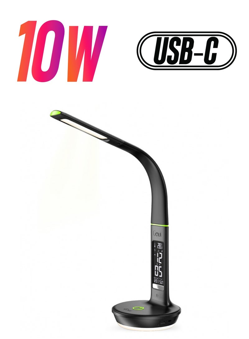 جوي مصباح ليلي بتقنية كوالكوم ومعيار Qi للشحن اللاسلكي مزود بمنفذ 3.0 أسود - Image 1