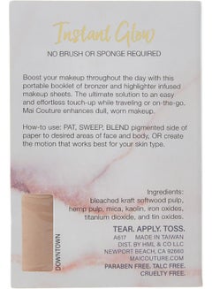 Mai Couture Glow Duo Makeup Paper No.8 Med-Dark  - Image 4