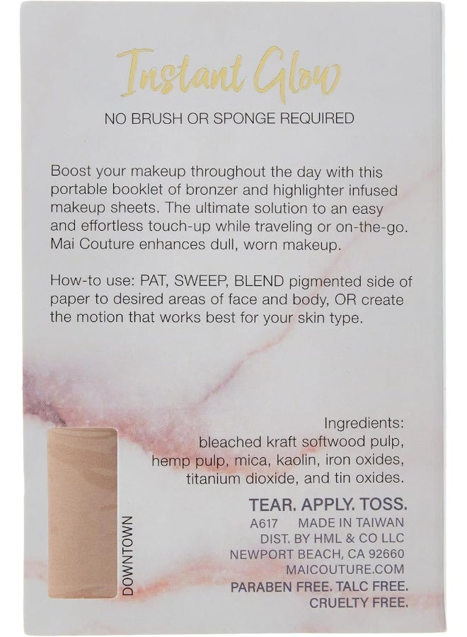 Mai Couture Glow Duo Makeup Paper No.8 Med-Dark  - Image 4