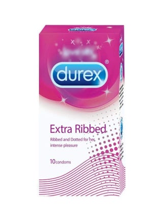 Extra Ribbed Condoms - 10 Count - pnsku/N39841909A/45/_/1698748364/8fd1fe67-9864-4e0f-822d-ebb67c153fde