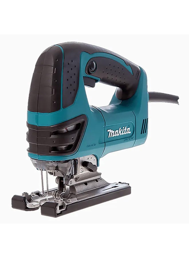 Makita - Jig Saw Machine, 720W, Cutting Capacity 135mm, 800~2800spm, 2.4kg Blue/Black/Silver 236x73x207mm - Image 1