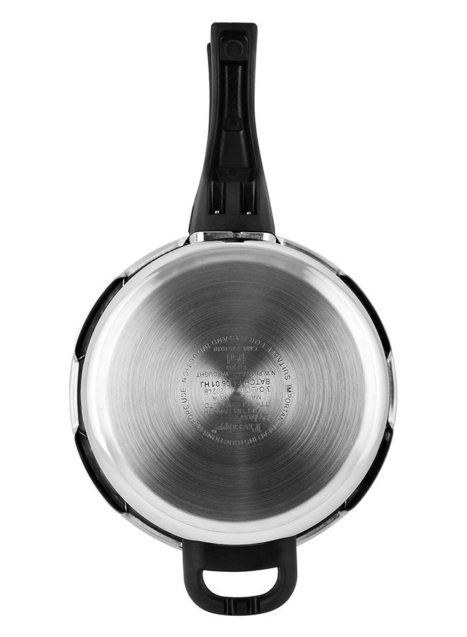 Prestige Svachh Deluxe Alpha Stainless Steel  Pressure Cooker Silver 3Liters - Image 4