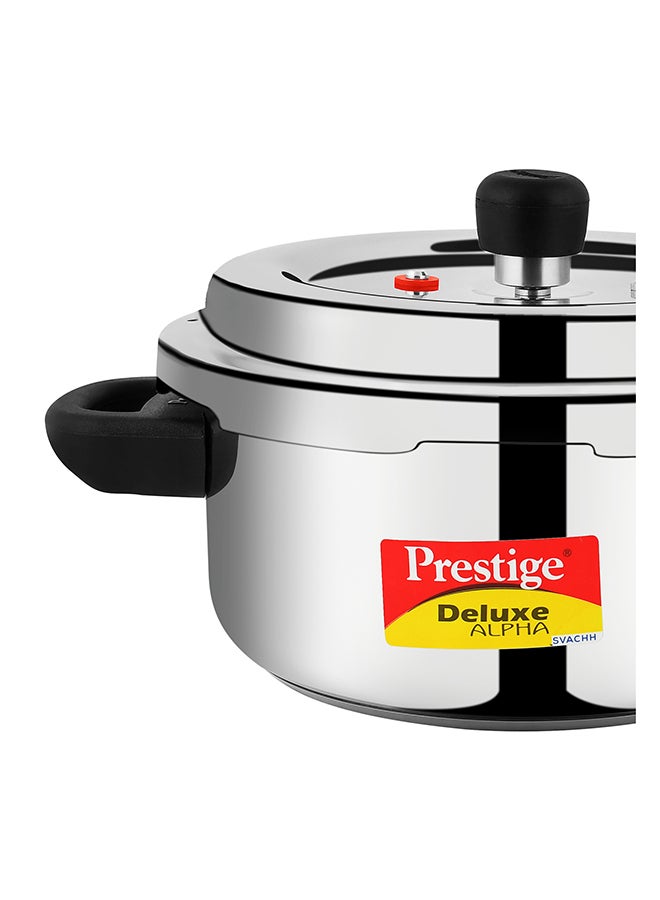 Prestige Svachh Deluxe Alpha Stainless Steel  Pressure Cooker Silver 3Liters - Image 5
