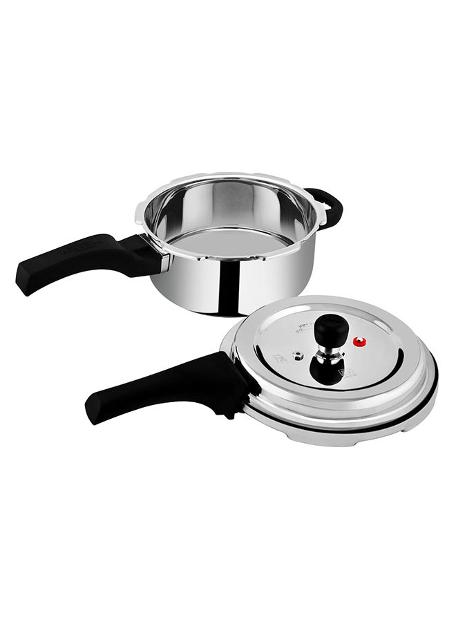 Prestige Svachh Deluxe Alpha Stainless Steel  Pressure Cooker Silver 3Liters - Image 3