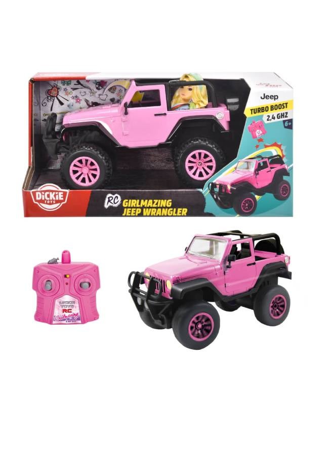 ديكي لعبة سيارة Girlmazing Jeep Wrangler تعمل بجهاز تحكم عن بعد - Image 1