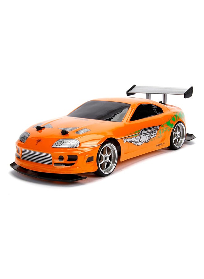 JADA Toys Fast And Furious Remote Control Brian's Toyota Car, Toys for Kids and Adults – 1:24 Scale, Orange - Image 3