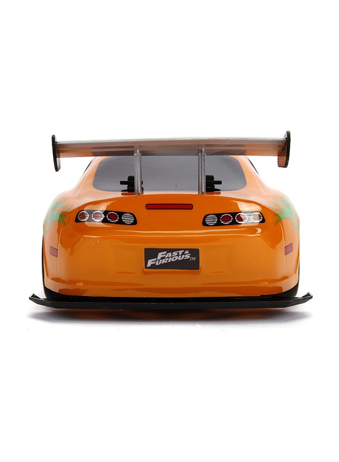 JADA Toys Fast And Furious Remote Control Brian's Toyota Car, Toys for Kids and Adults – 1:24 Scale, Orange - Image 5
