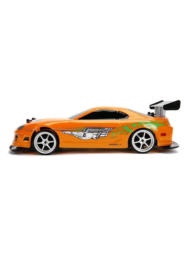 JADA Toys Fast And Furious Remote Control Brian's Toyota Car, Toys for Kids and Adults – 1:24 Scale, Orange - Image 4