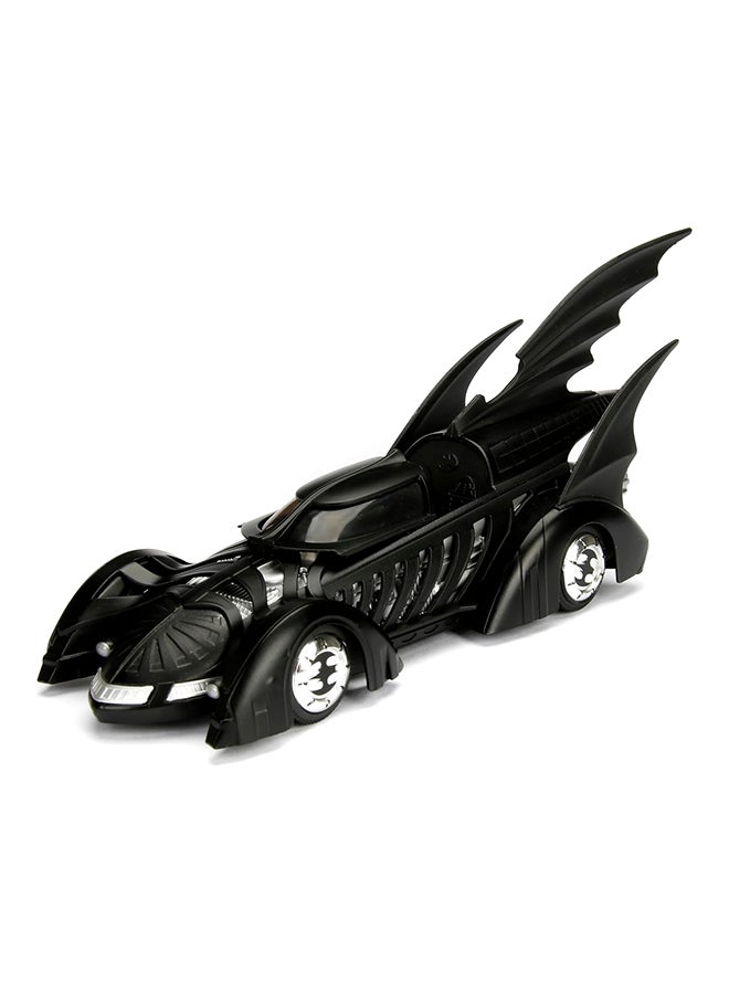 JADA Toys Metal Die-Cast Batman Forever Batmobile Figure, Toys for Kids and Adults – 1:24 Scale, Black - Image 2