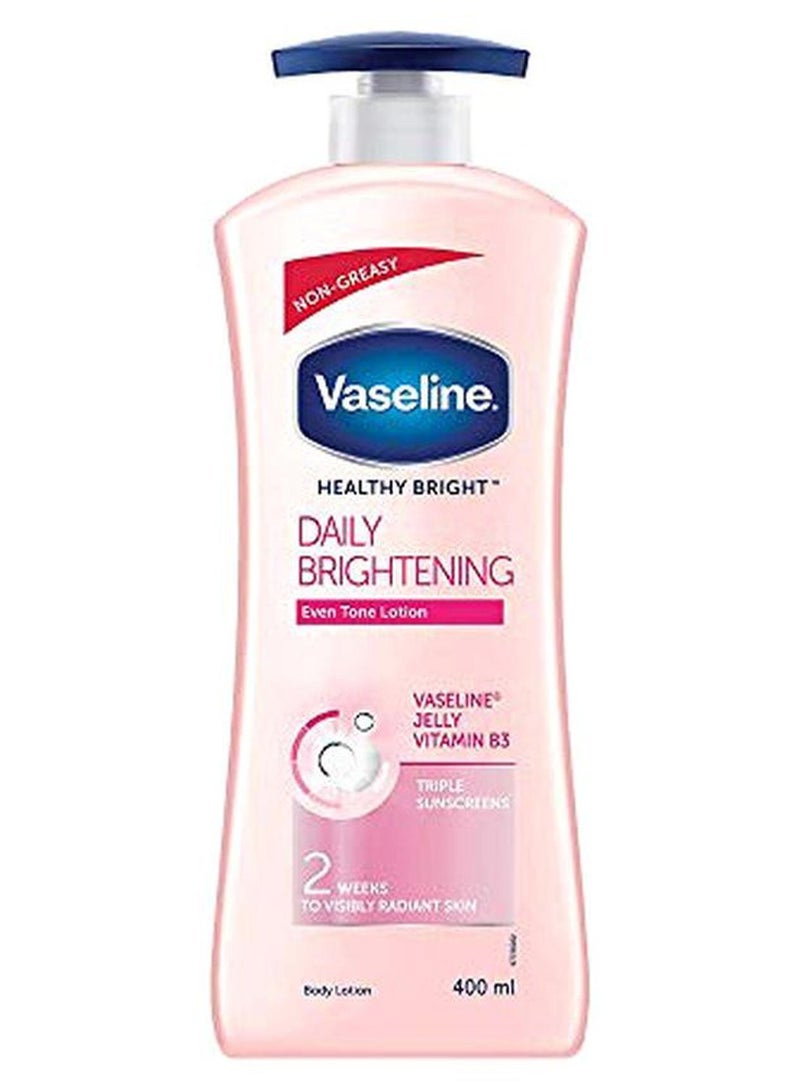 Vaseline Healthy Bright Daily Brightening Body Lotion 400ml - Image 1