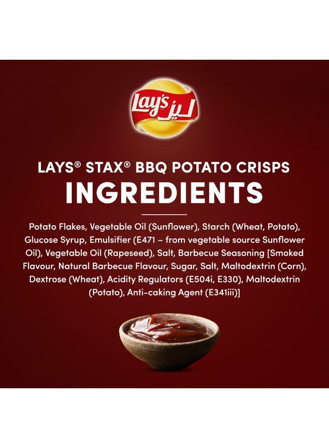 Lay's - Stax BBQ Potato Crisps Chips 170grams - Image 1