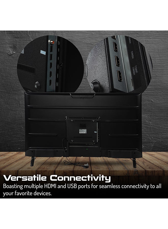 Toshiro 50 Inch 4K UHD Smart LED TV | Android OS | Built-In Wi-Fi & DLNA | HDMI & USB Ports | Smart Apps including Twitter, Facebook, and Skype | Quad-Core Processor | 60Hz | 2 Year Warranty - TRO4K50SLED/TRO504KSLED2 Black - Image 4