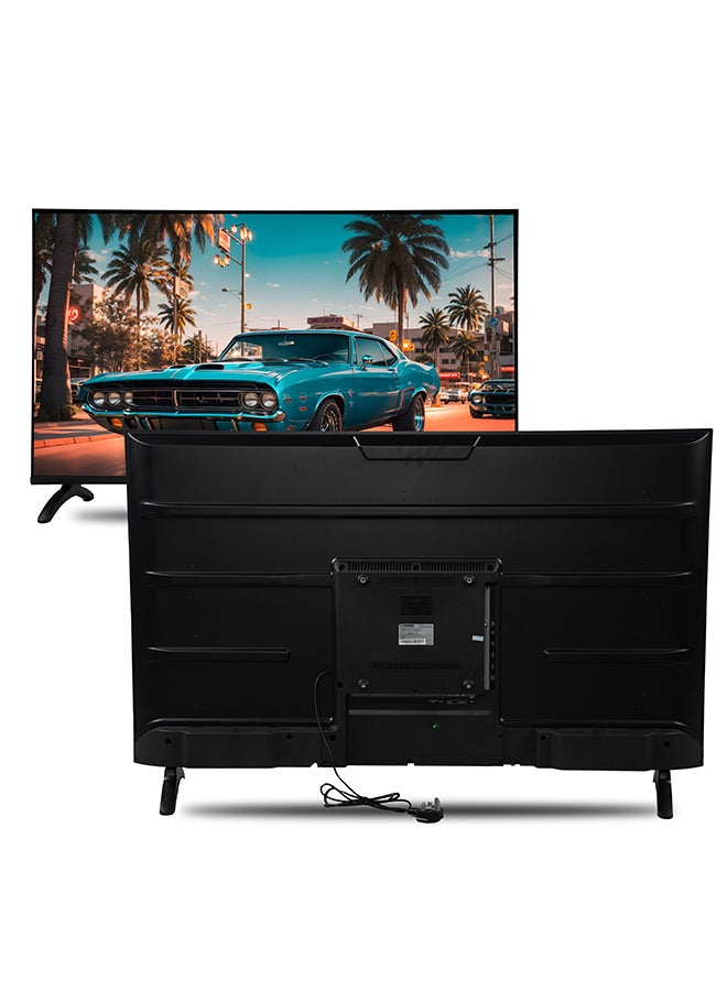 Toshiro 50 Inch 4K UHD Smart LED TV | Android OS | Built-In Wi-Fi & DLNA | HDMI & USB Ports | Smart Apps including Twitter, Facebook, and Skype | Quad-Core Processor | 60Hz | 2 Year Warranty - TRO4K50SLED/TRO504KSLED2 Black - Image 2