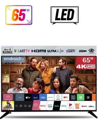 تلفزيون ذكي LED مقاس 65 بوصة بدقة 4K، ونظام تشغيل Android، ومعدلات تحديث 60 هرتز. TRO4K65SLED أسود TRO4K65SLED أسود - pnsku/N39917514A/45/_/1739967102/92303c8a-12f0-404d-8cce-4a431bf8eeb9