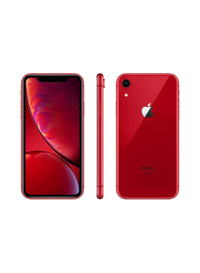 أبل - مُجدد - هاتف آيفون XR بذاكرة داخلية سعة 128 جيجابايت ويدعم تقنية 4G LTE مع تطبيق فيس تايم بلون أحمر - Image 1
