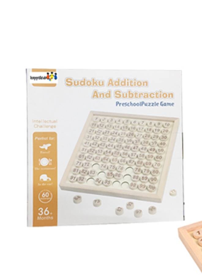 Happy Kids Wooden 1-100 Sudoku Game  - Image 3