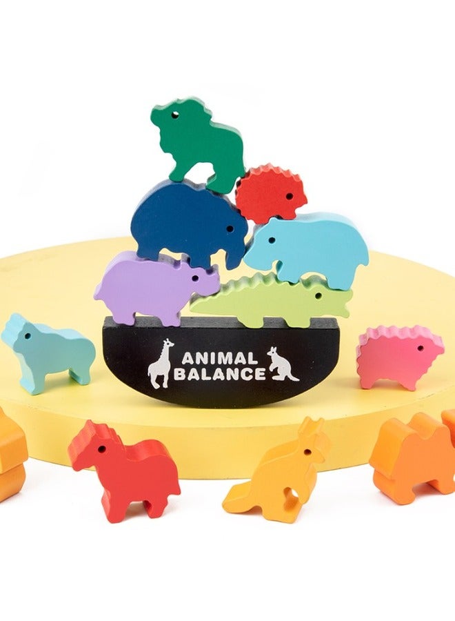 Happy Kids Wooden Animal Balance Blocks Game 48.50  x 4  x 13.50 .cm  - Image 4