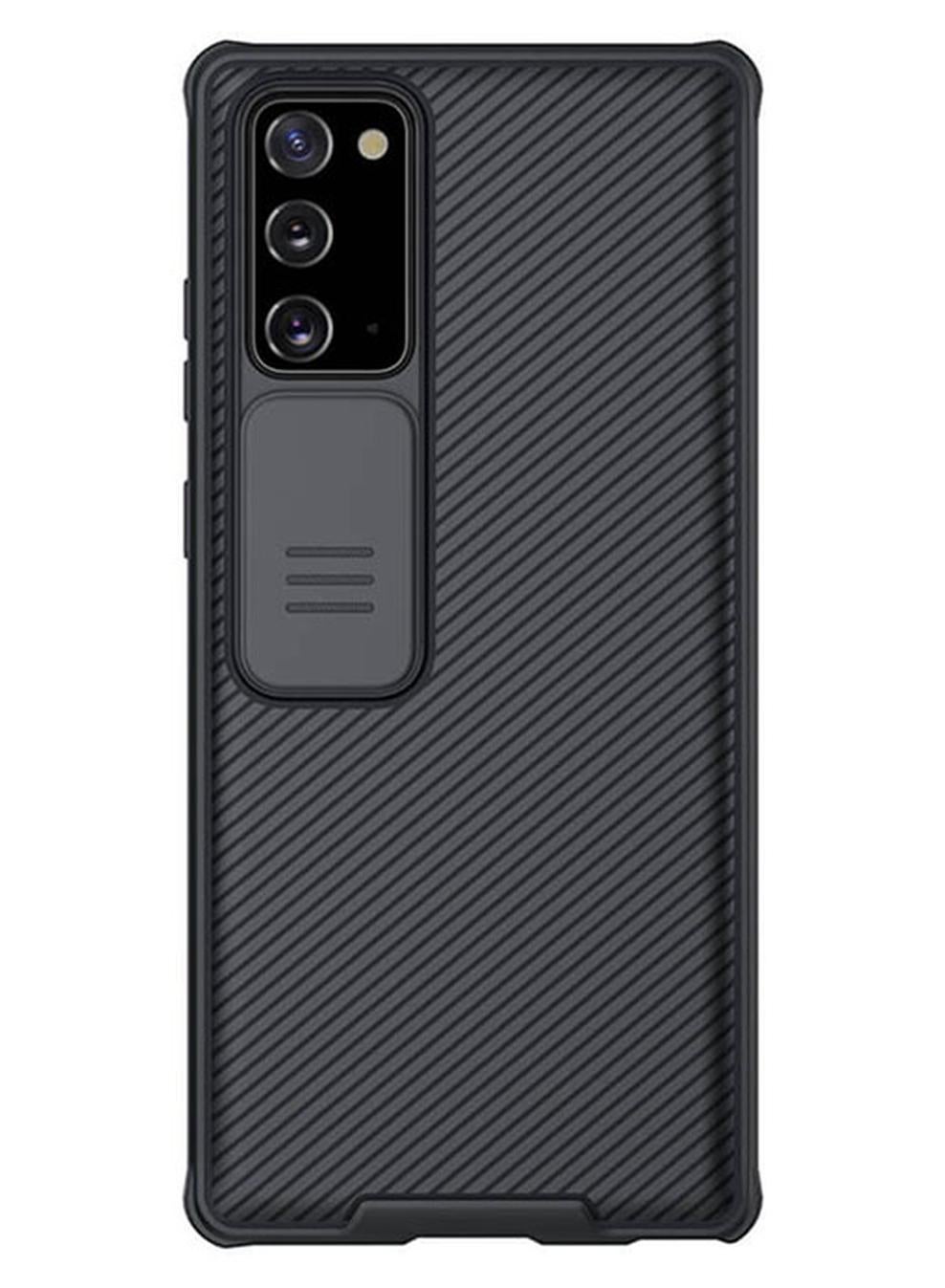 Nillkin Cam Shield Series With Camera Slide Protective Case Cover For Samsung Galaxy Note 20 5G Black