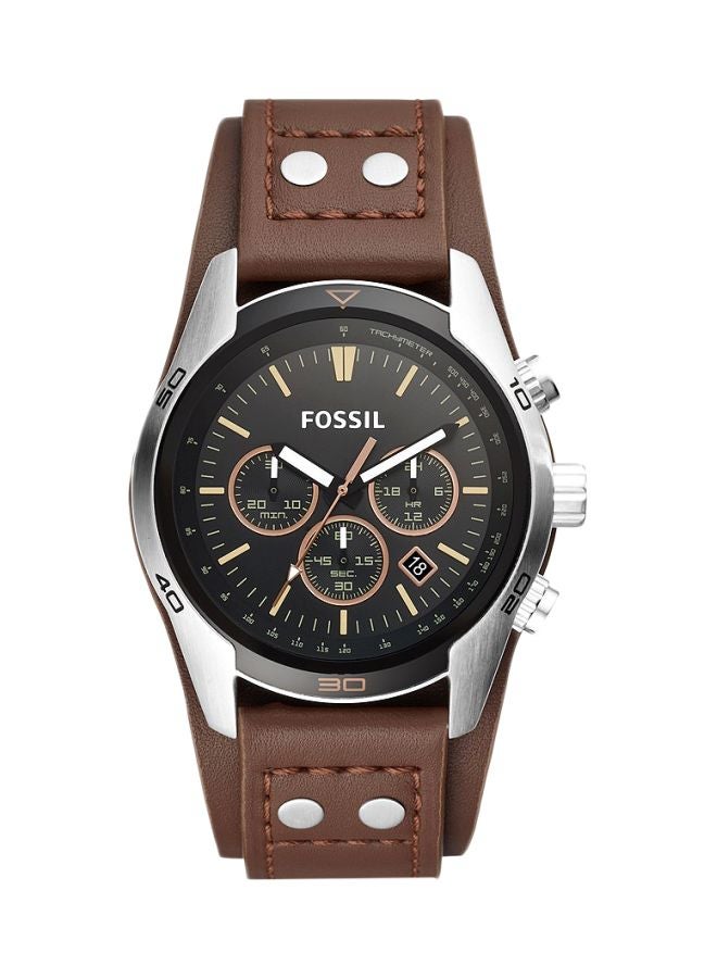 FOSSIL Men's Coachman Chronograph Watch CH2891 - 44 mm - Brown - Image 1