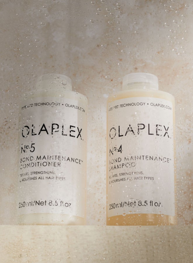 Olaplex 2-Piece No.4 Bond Maintenance Shampoo And No.5 Conditioner Set White 250x2ml - Image 2
