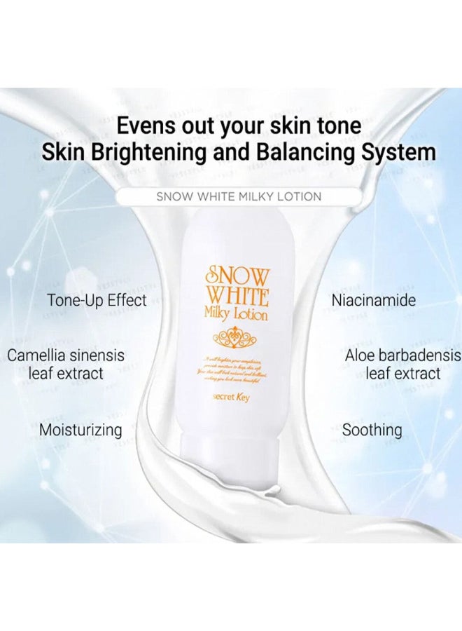 Secret Key - Snow White Milky Lotion 4.23 Oz 120grams - Image 1