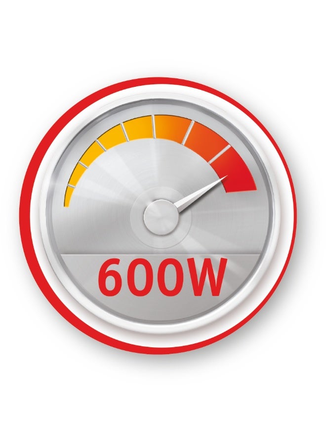 مولينكس خلاط بليند فورس 2 مزود بعدد 4 شفرات 2 L 600 W LM423127 أبيض/ شفاف - Image 5