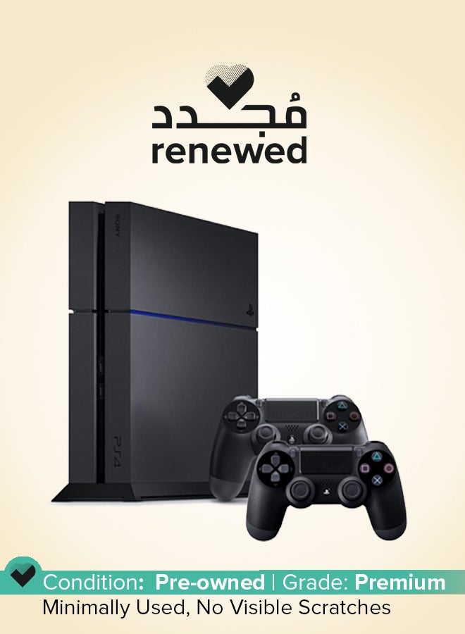 Sony Renewed - PlayStation 4 1TB Console With 2 Controllers  - Image 1