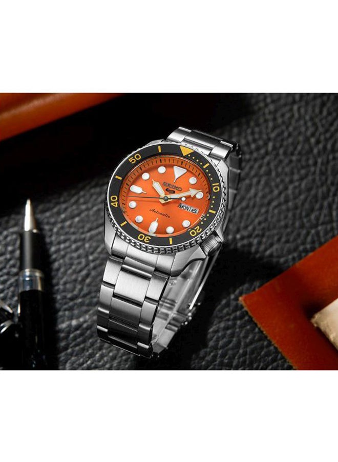 Seiko Men's Round Shape Stainless Steel Analog Wrist Watch 43 mm - Silver - SRPD59K1 - Image 4