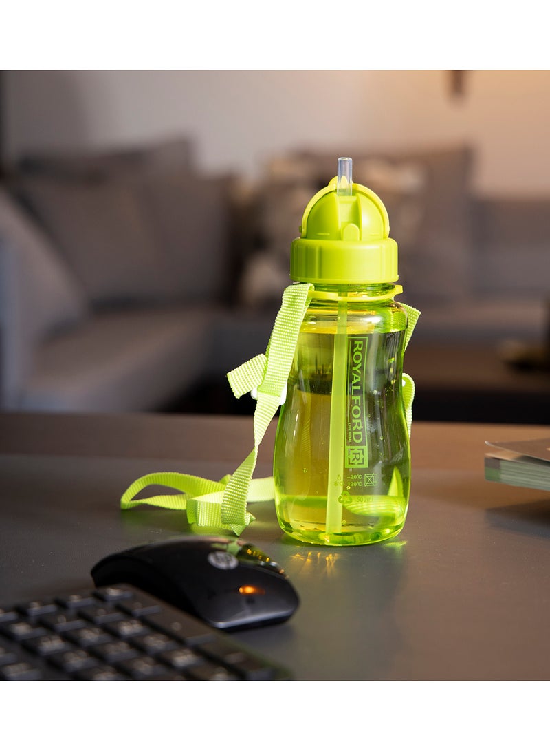Royalford - 500Ml Water Bottle Assorted Colors Assorted colour 500ml - Image 1