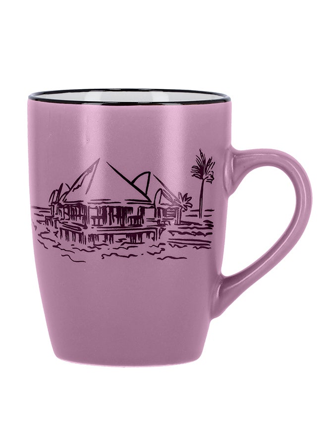 Royalford 380Ml Ceramic Mug Multi Color Assorted Color Pink/Black - Image 4