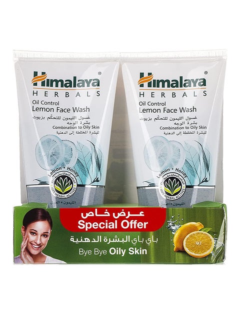 Pack Of 2 Face Wash Oil Control Lemon 150ml