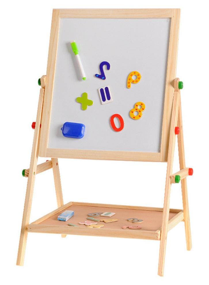 Multifunctional 2-In-1 Magnetic Board At One Side And Chalkboard On Other 50x4.5x36cm - Image 1