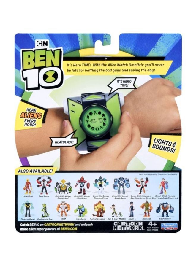 بن تن ساعة ألين أومنيتريكس بتصميم مبتكر ممتلئ بالمرح مع إضاءة وصوت للأولاد 5.72x8.89x5.72سم - Image 3