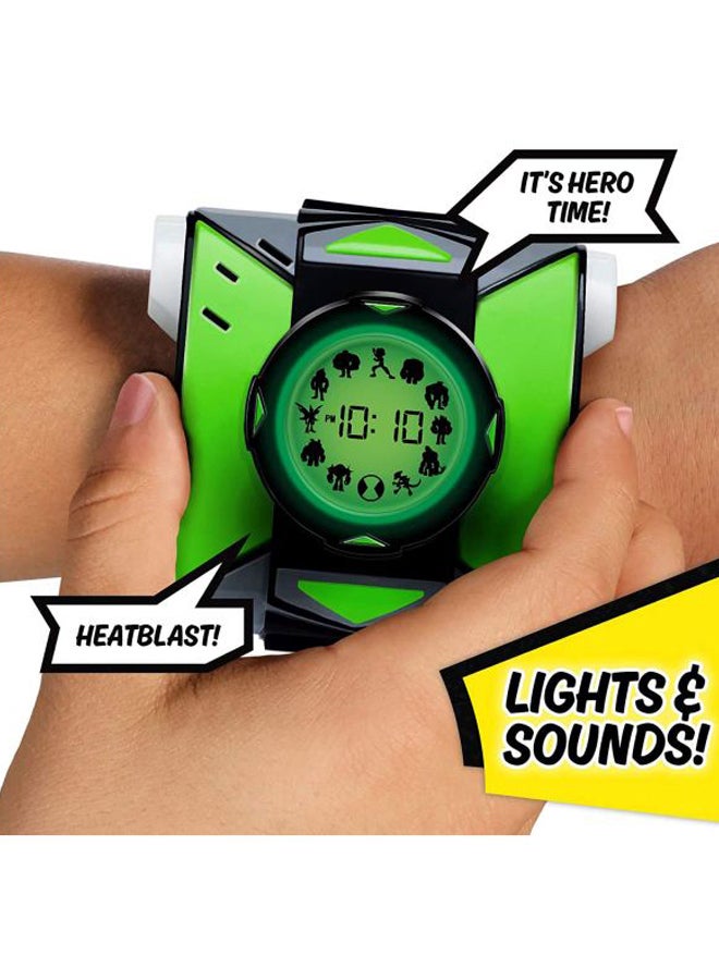 بن تن ساعة ألين أومنيتريكس بتصميم مبتكر ممتلئ بالمرح مع إضاءة وصوت للأولاد 5.72x8.89x5.72سم - Image 5