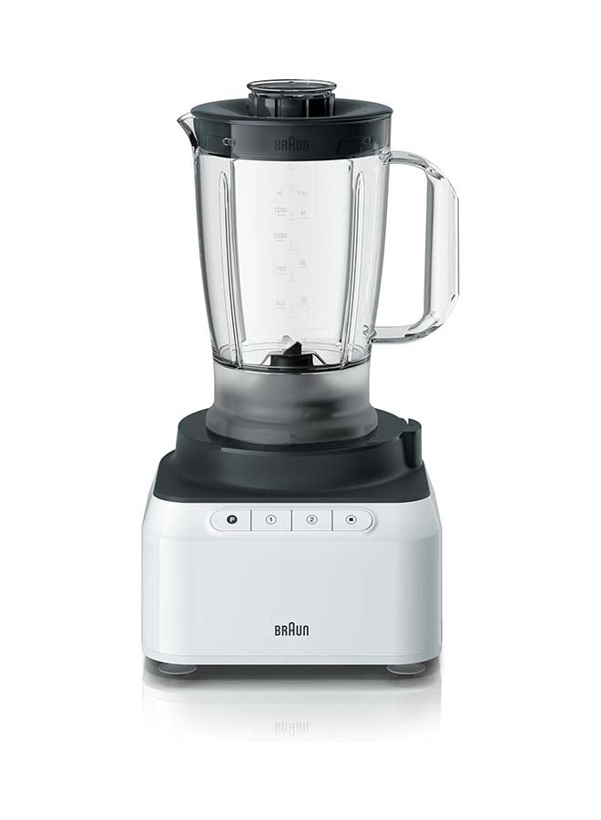 BRAUN Food Processor, 1.2L Blender, 2.1L Bowl Capacity, 2 Speeds, Pulse Function, Slicing and Grating disc, Dough, 2.1 L 800 W FP3131WH White/Grey/Black 2.1 L 800 W FP3131WH White/Grey/Black - Image 4