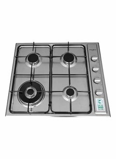 Whirlpool 4 Burner Gas Hob GMM64T0/IX Steel  - Image 3